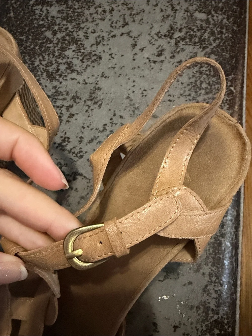 A2 By Aerosoles strappy tan